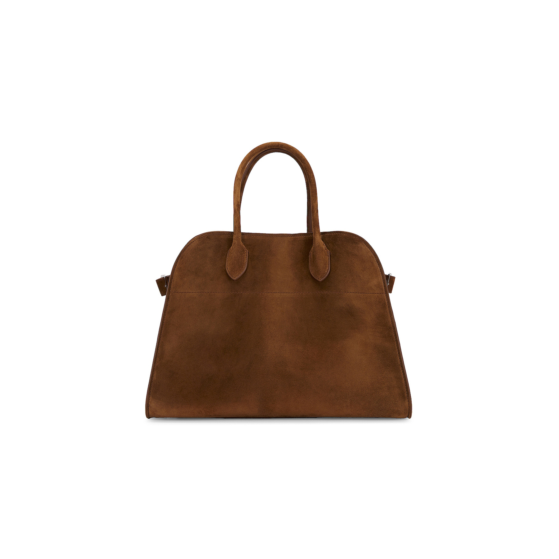 THE ROW MARGAUX 12 SUEDE SHOULDER CROSSBODY BAG W1586-L25 (30*23*19cm)